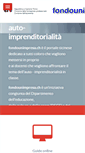 Mobile Screenshot of fondounimpresa.ch
